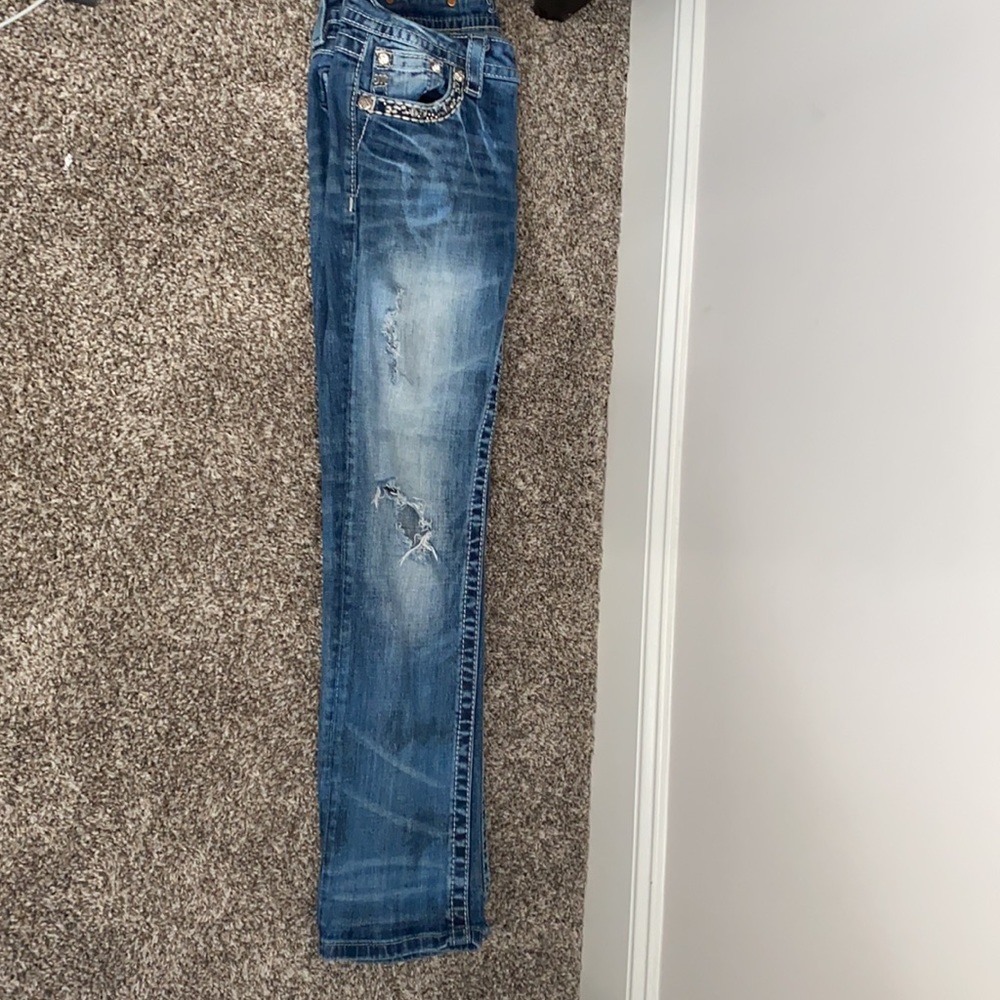 Blue Ripped Jeans - Picture 2 of 4
